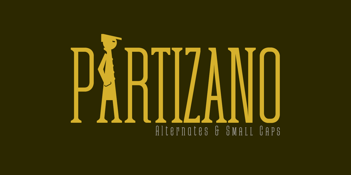 Przykład czcionki Partizano Serif Regular